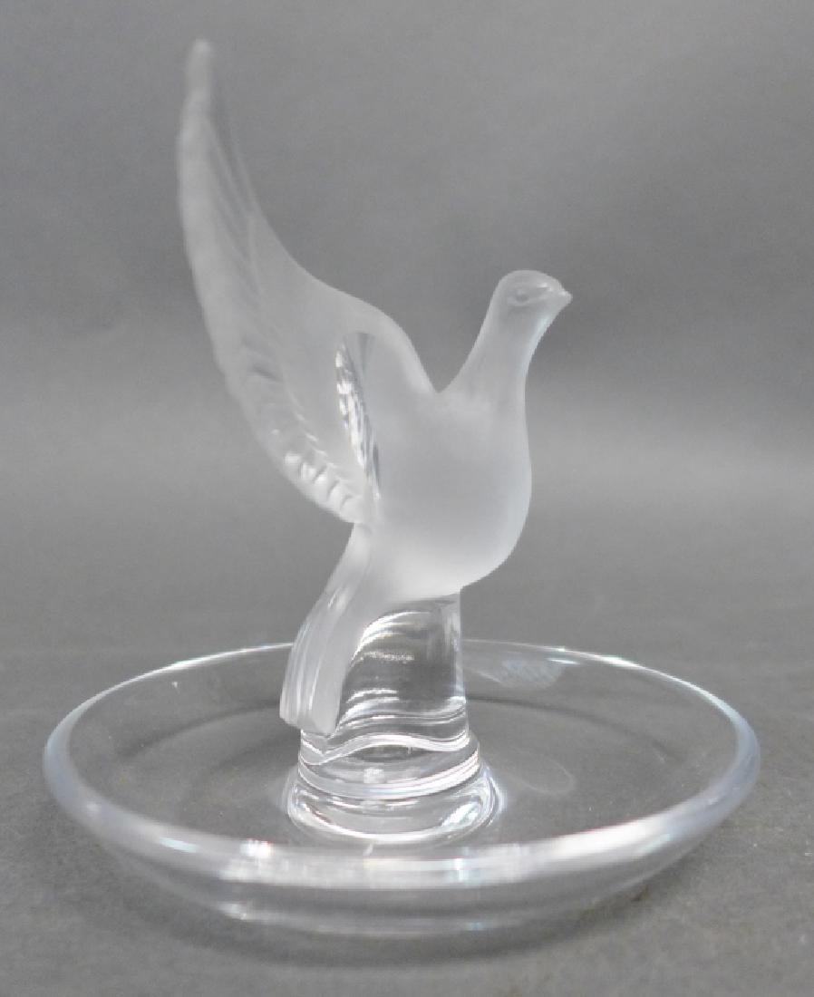 Lalique Crystal Bird Ring Holder (1 of 7)