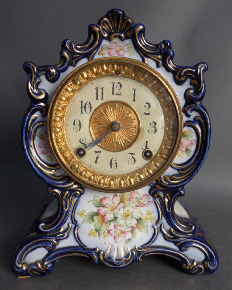 Ansonia Clock Company, Porcelain Case "Towanda" (1 of 10)