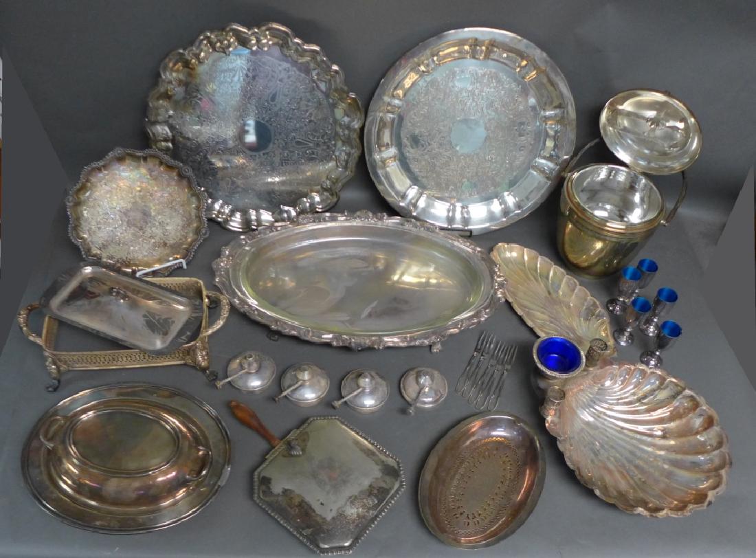 Silver Plate Serving Assortment (1 of 10)