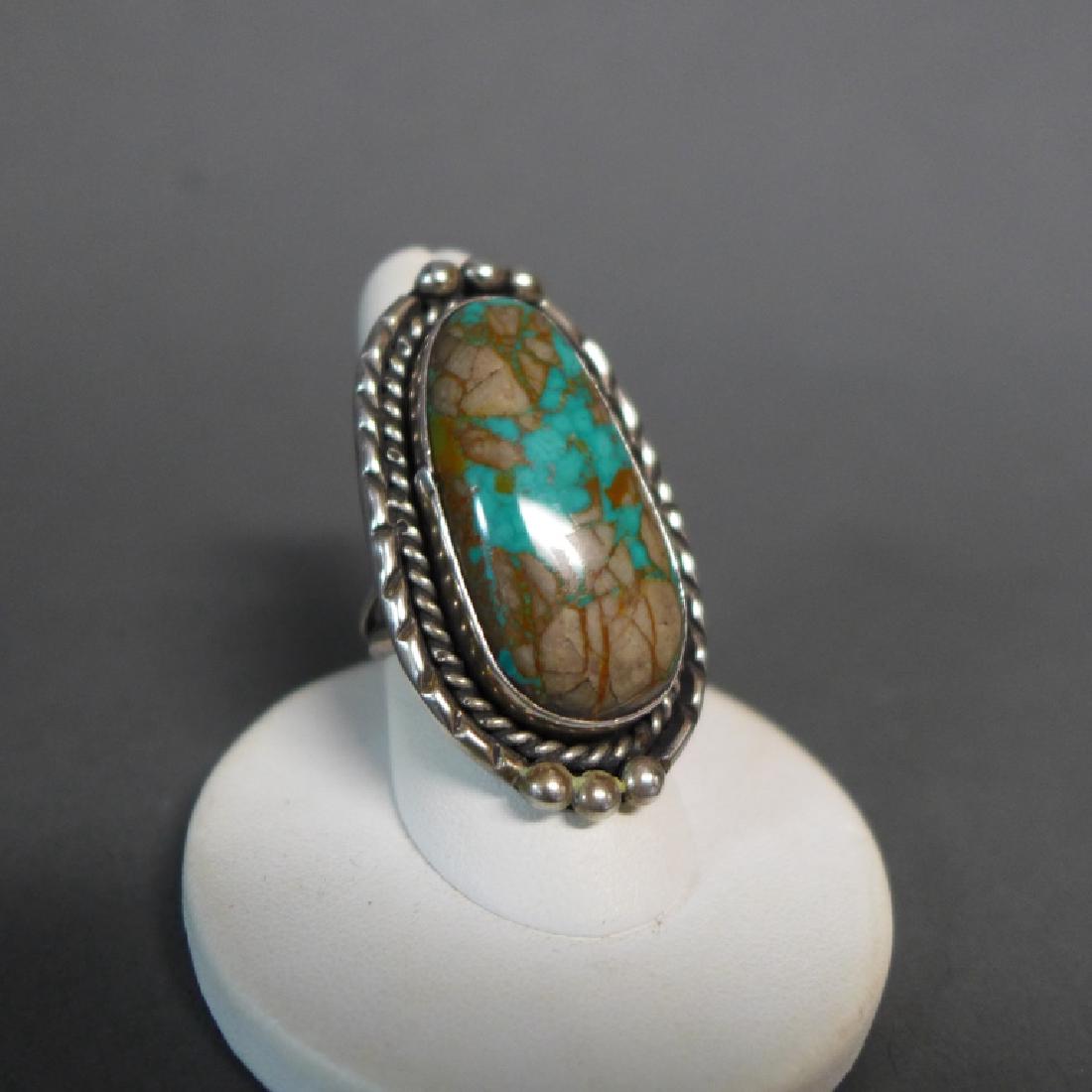 Sterling Silver and Turquoise Ring (1 of 10)