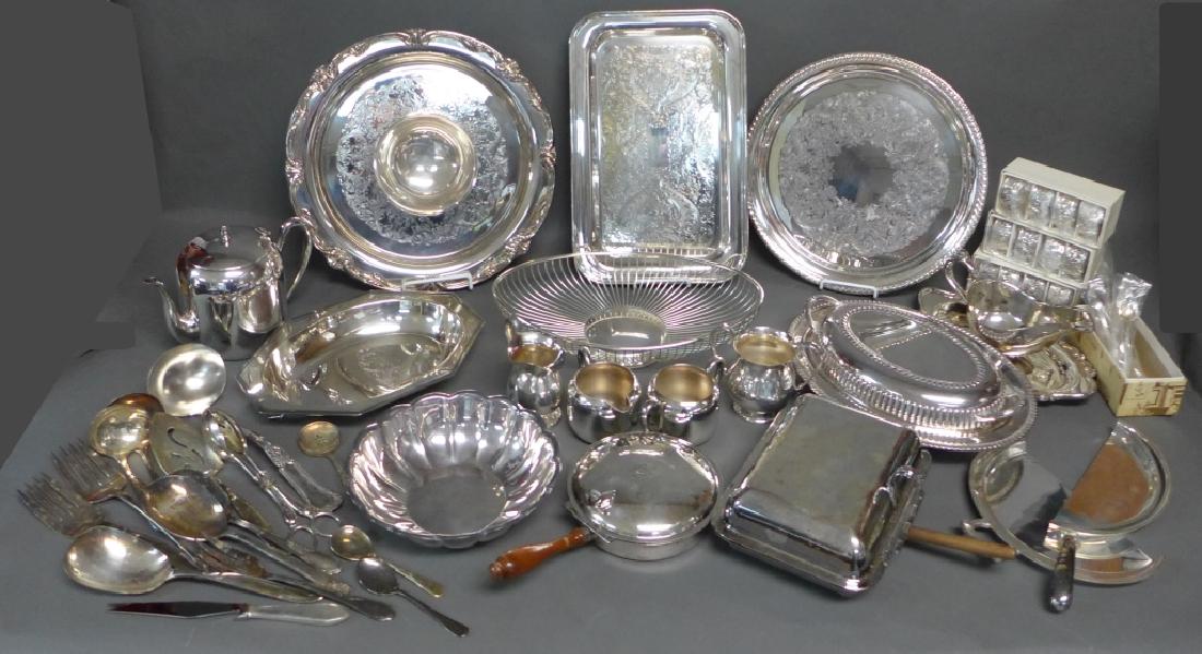 Silver Plate Serving Ware Collection (1 of 10)
