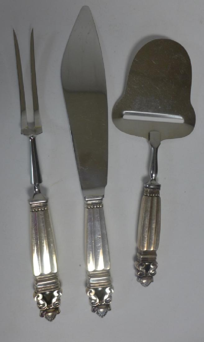 Georg Jensen Sterling Silver Acorn Cutlery Set (1 of 10)