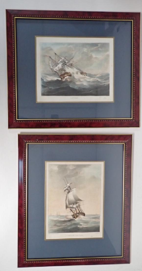 Pair of Framed Vintage Ship Prints (1 of 10)
