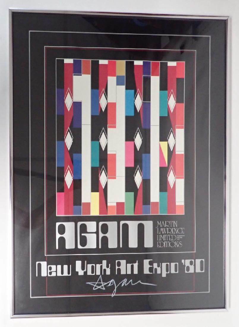 Yaacov Agam - New York Art Expo 1980 - Hand Signed (1 of 8)