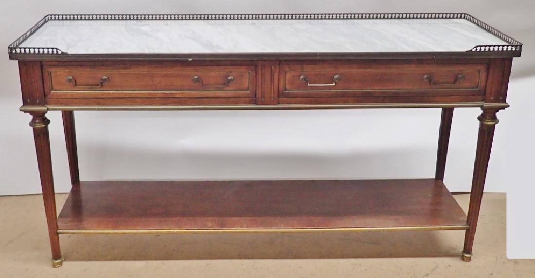 Italian Marble Top Console (1 of 10)