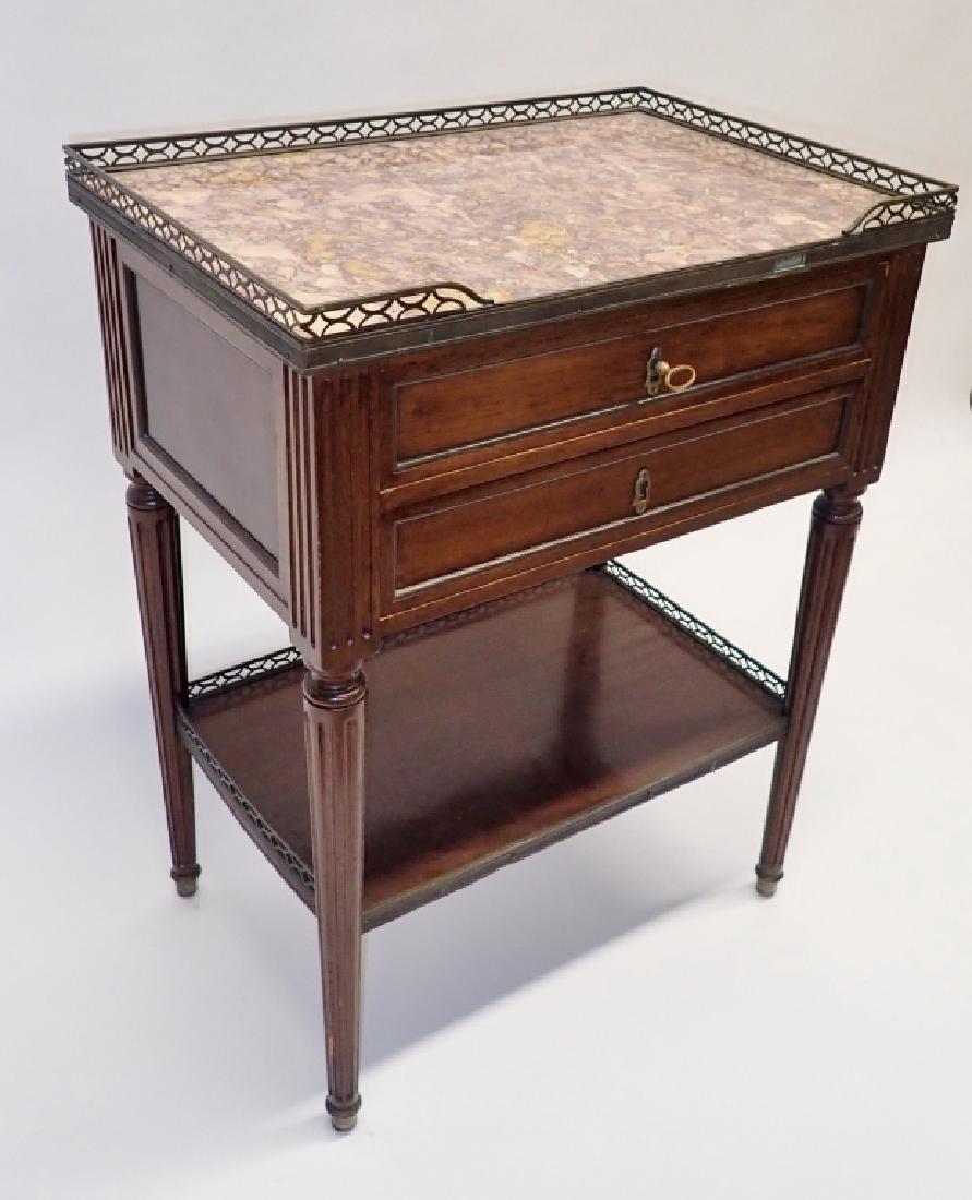 Marble Top Side Table (1 of 10)
