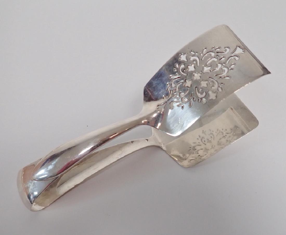 Tiffany Sterling Silver Asparagus Tongs, Faneuil (1 of 10)