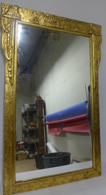 Art Deco Gold Gilt Mirror (1 of 6)