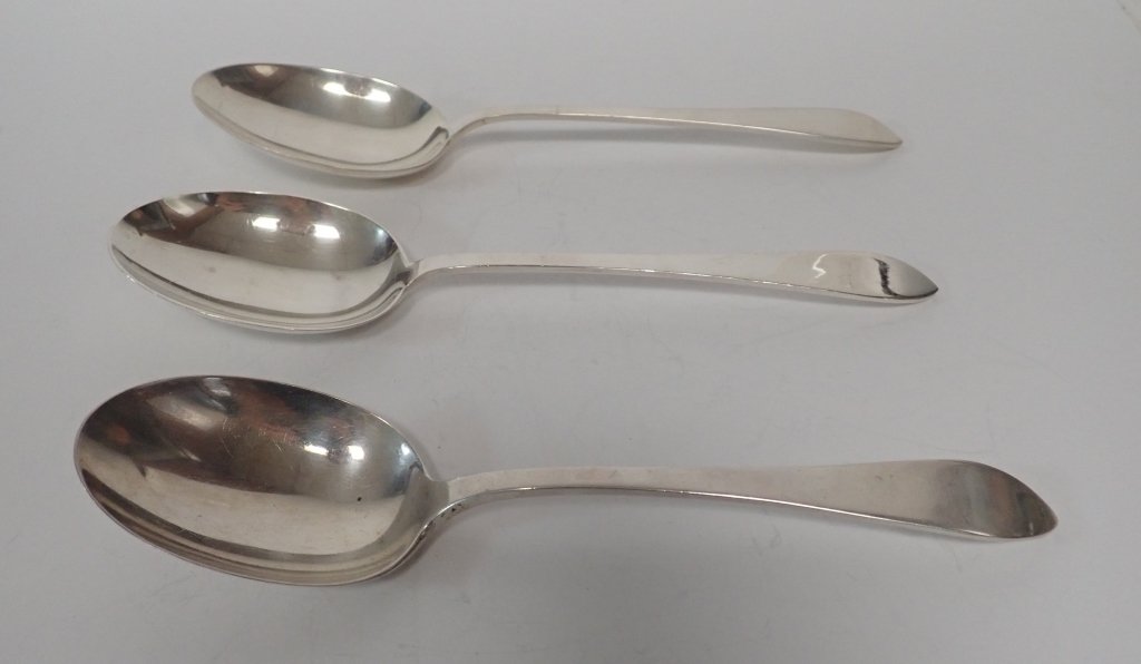 Set of 3 Tiffany & Co. Sterling Serving Spoons (1 of 8)