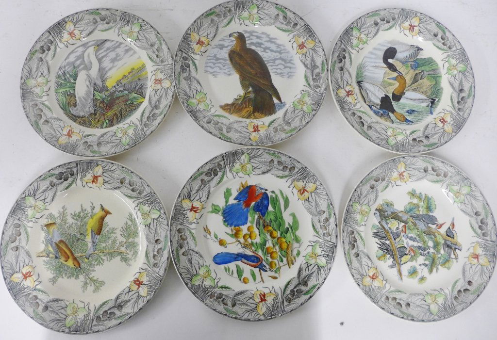 John James Audubon Hand Colored Decorative Plates (1 of 8)