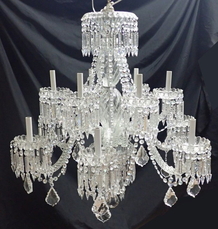 Magnificent Crystal 12 Arm Chandelier (1 of 7)