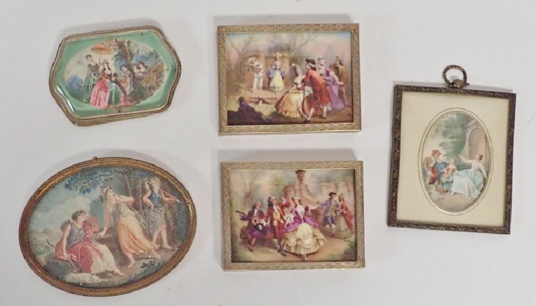 Framed Porcelain Plaque Collection (1 of 10)