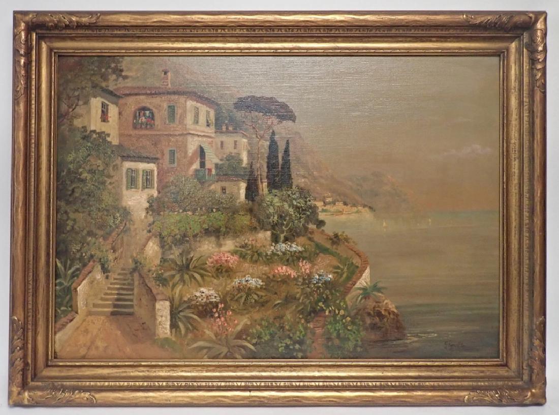 "G. Rovello" Signed Oil on Board, 19th Century (1 of 8)