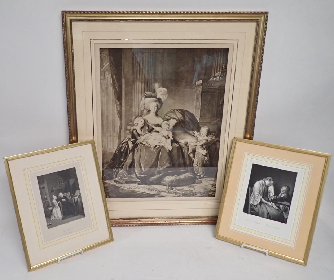 Framed Vintage Engraving Trio (1 of 10)