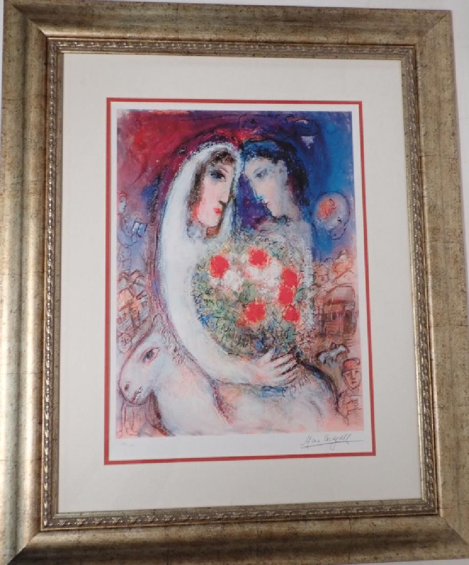 Marc Chagall (1887-1985) "Marriage" Signed Giclee (1 of 10)