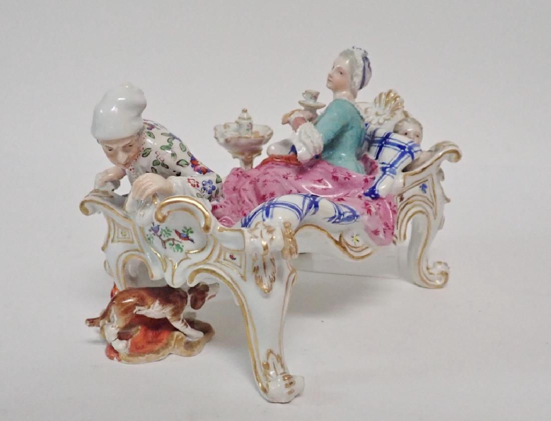 19th Century Meissen Figural Group (1 of 10)