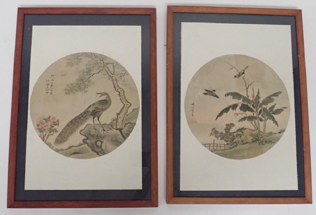 Pair of Vintage Chinese Framed Prints (1 of 6)
