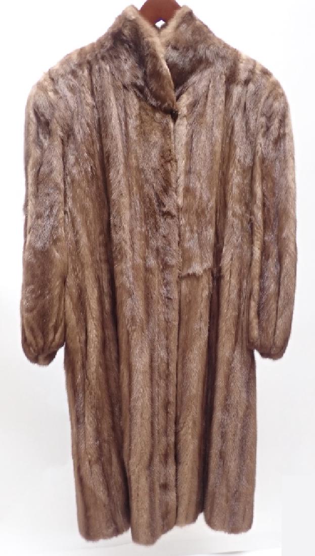 Vintage Woman's Long Fur Coat (1 of 10)