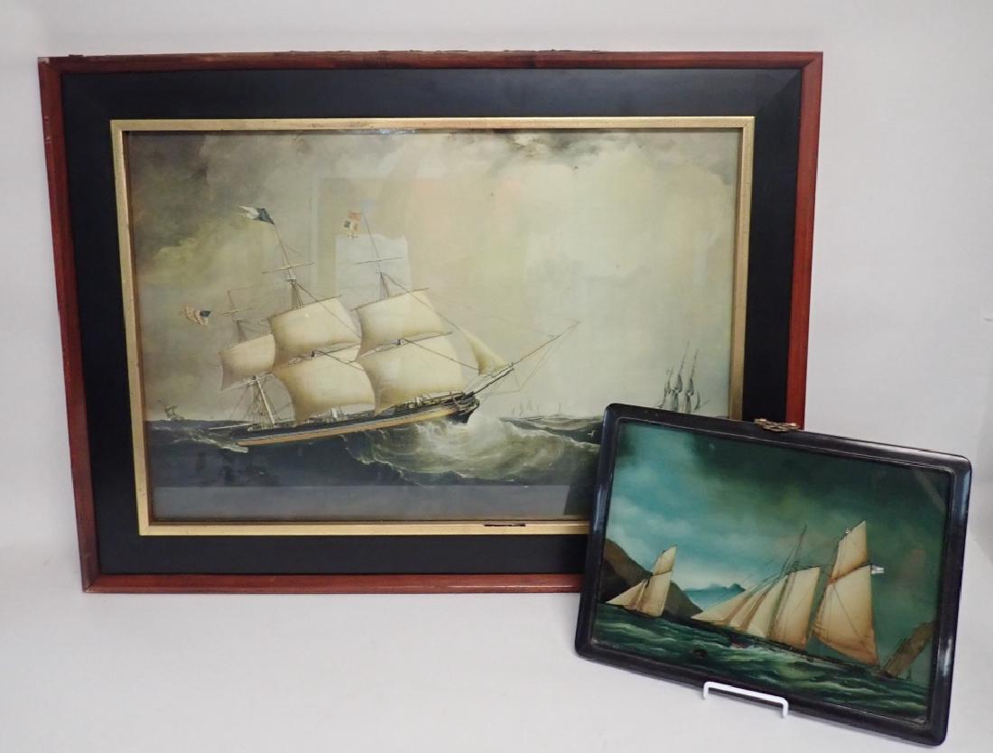 Framed Nautical Art Pairing (1 of 8)