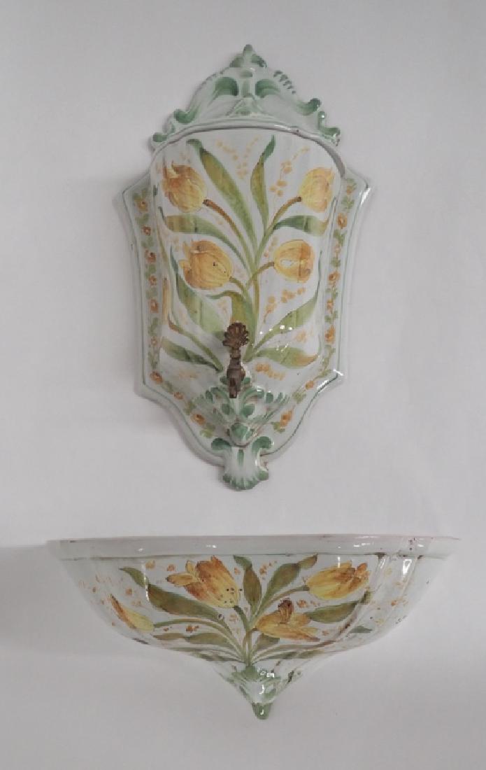 European Ceramic Lavabo Wall Fountain Wash Set (1 of 10)