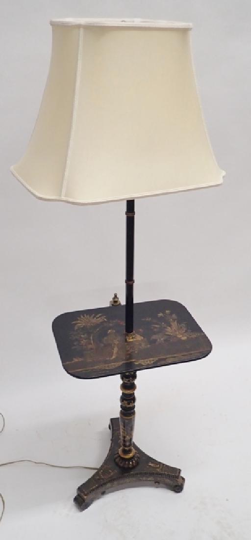Chinoiserie Floor Lamp with Table / Tray (1 of 10)