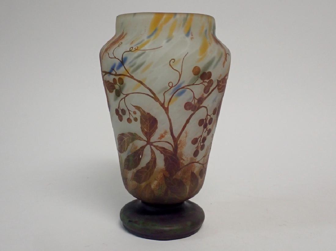 Cameo Glass Style Vase Signed Antonio Romani (1 of 10)