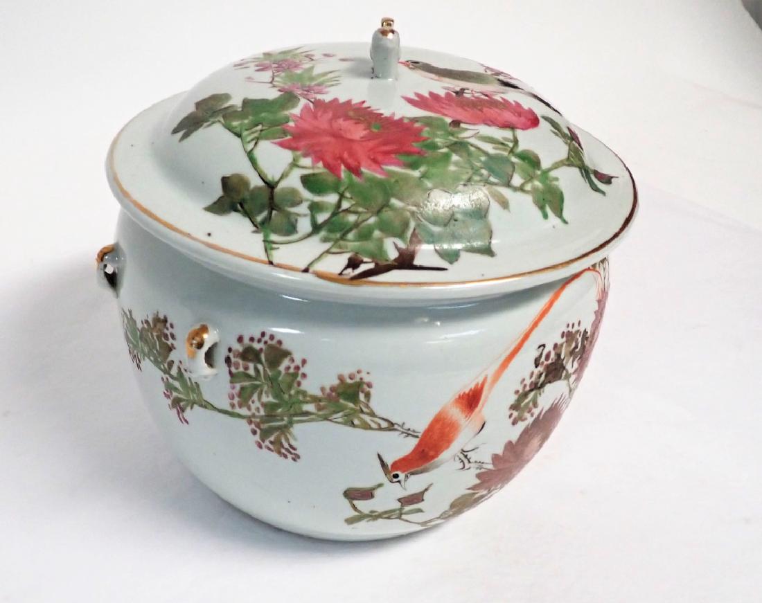 Antique Chinese Famille Rose Porcelain Covered Jar (1 of 10)