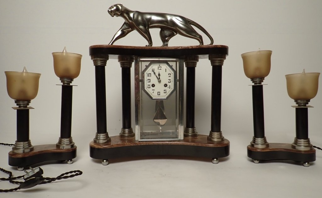 Three Piece Art Deco Garniture Set (1 of 10)