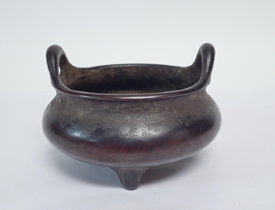 Chinese Bronze Tripod Censer (1 of 10)