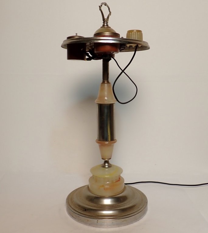 ABCO Art Deco Lamp Ashtray with Electronic Lighter (1 of 10)