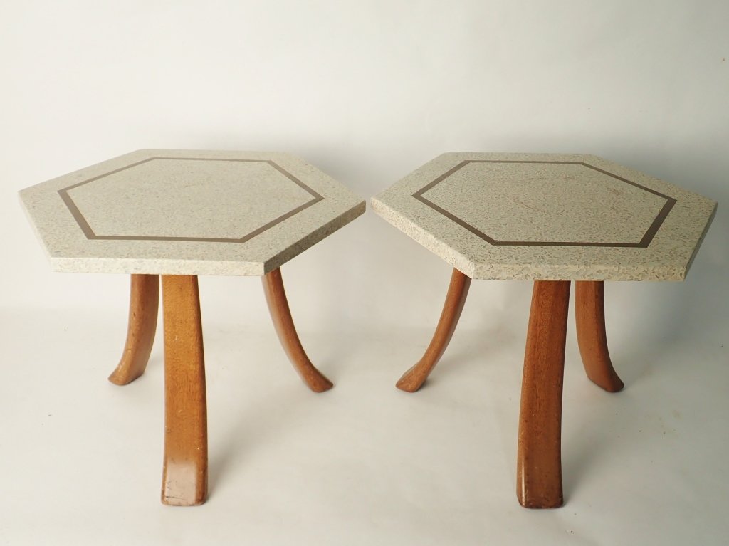 Harvey Probber Hexagonal Side Tables (1 of 10)