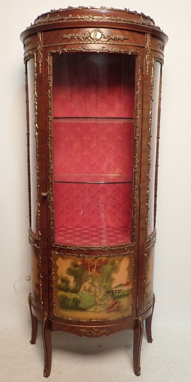 Vernis Martin Louis XVI Style 20th Century Vitrine (1 of 10)