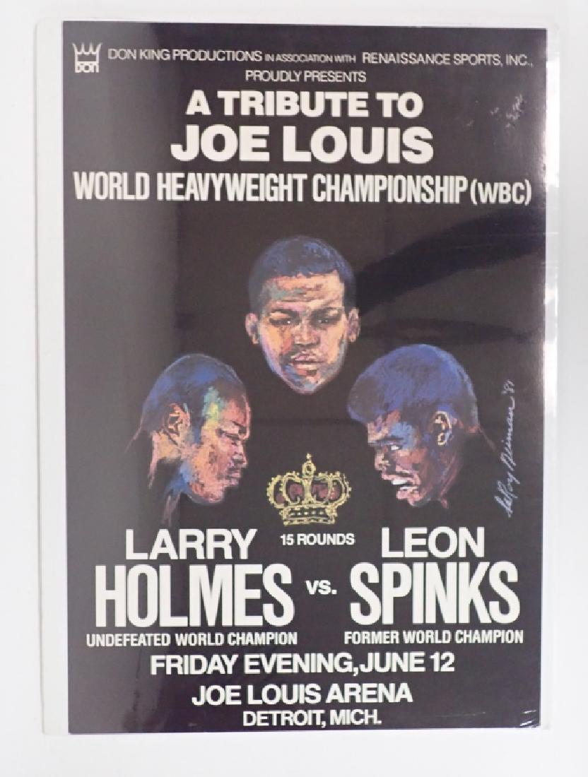 Vintage Leroy Nieman Joe Louis Poster (1 of 8)