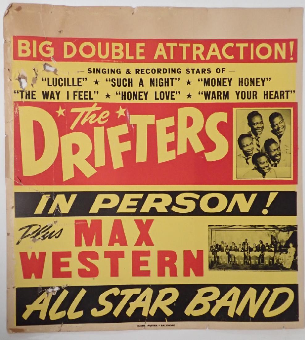 The Drifters Vintage Concert Poster (1 of 10)