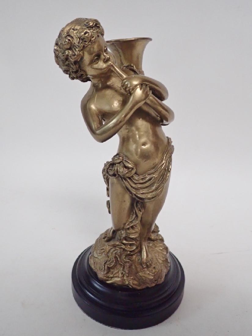 Bronze Putti with Horn (1 of 8)