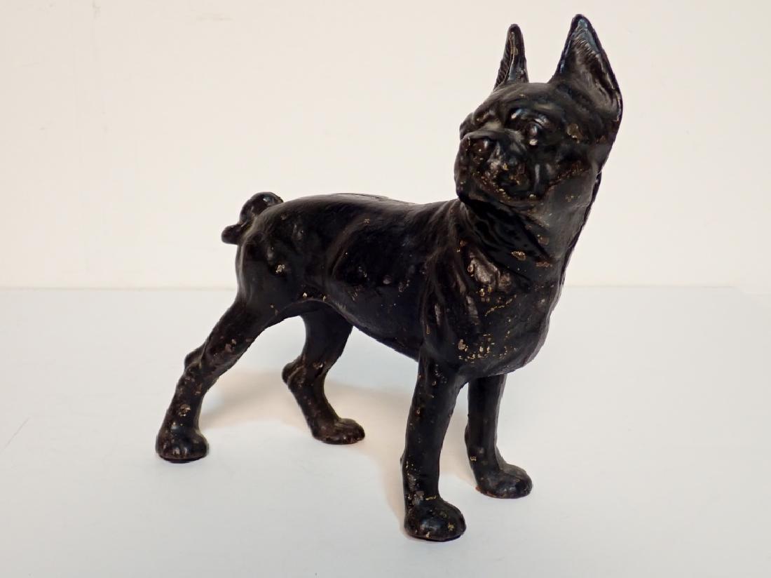 Cast Iron Pug Sculpture Figural Doorstop (1 of 10)
