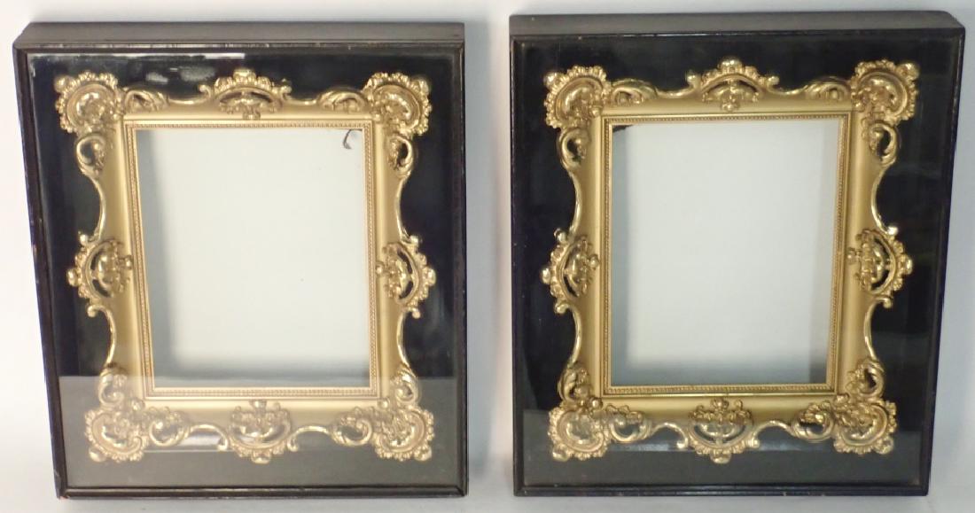 Pair of Gilt & Black Shadow Box Frames (1 of 9)