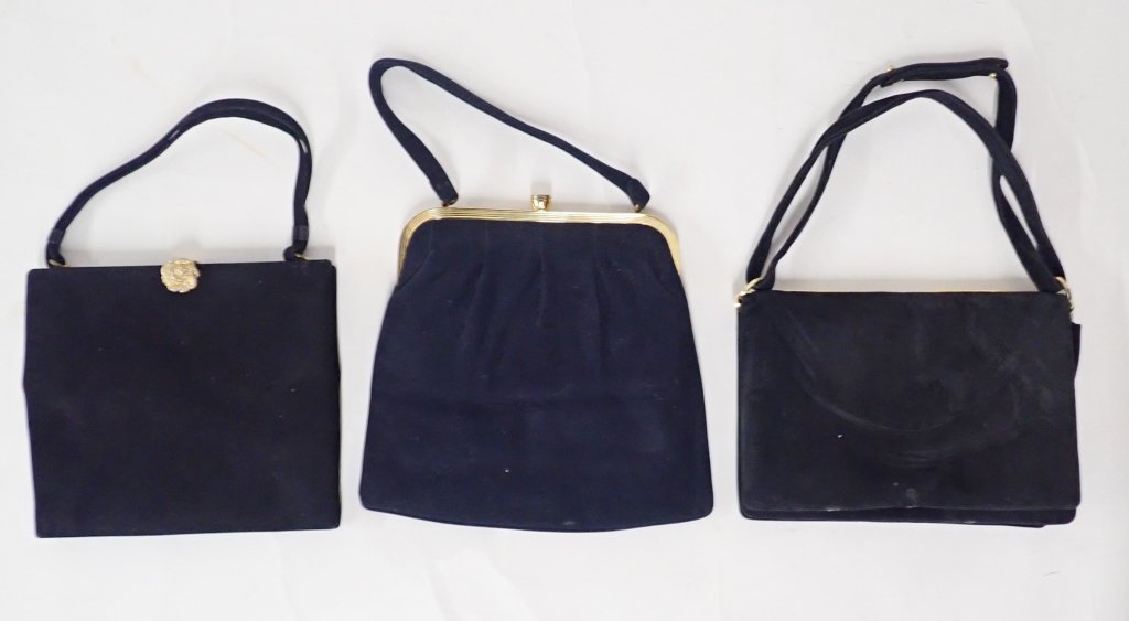 Designer Suede Vintage Handbags (1 of 10)