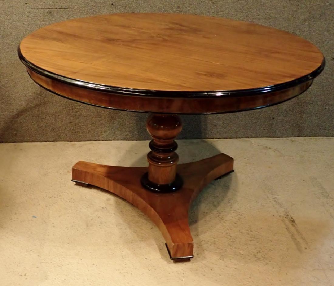 English 19th Century Mahogany Center Table (1 of 11)