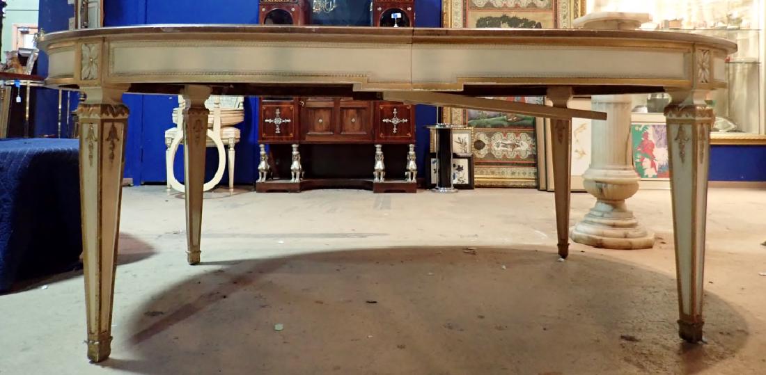Ornately Carved Large Wooden Gilted Dining Table (1 of 10)