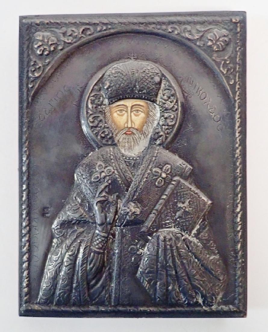 Russian Icon with Silver Oklad (1 of 10)