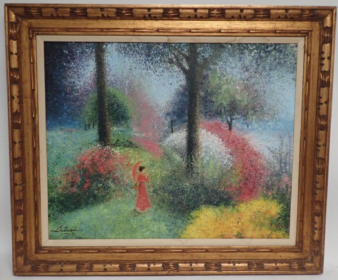 Signed Impressionism Painting (1 of 10)