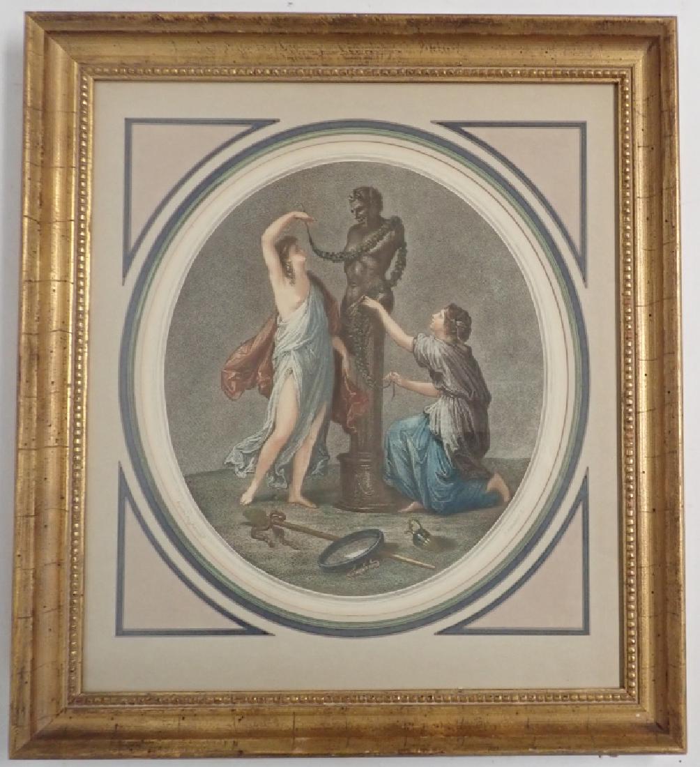 Framed Vintage A. Kauffmann Print (1 of 10)