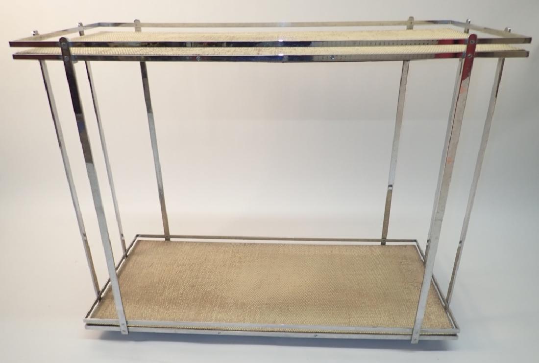 Mid-Century Modern Rolling Bar Cart (1 of 10)