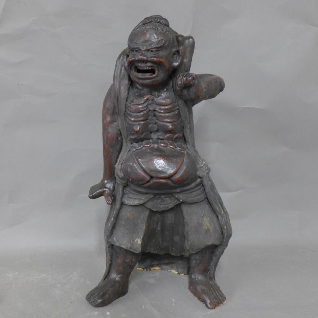 Asian Terracotta Figural Statue (1 of 8)