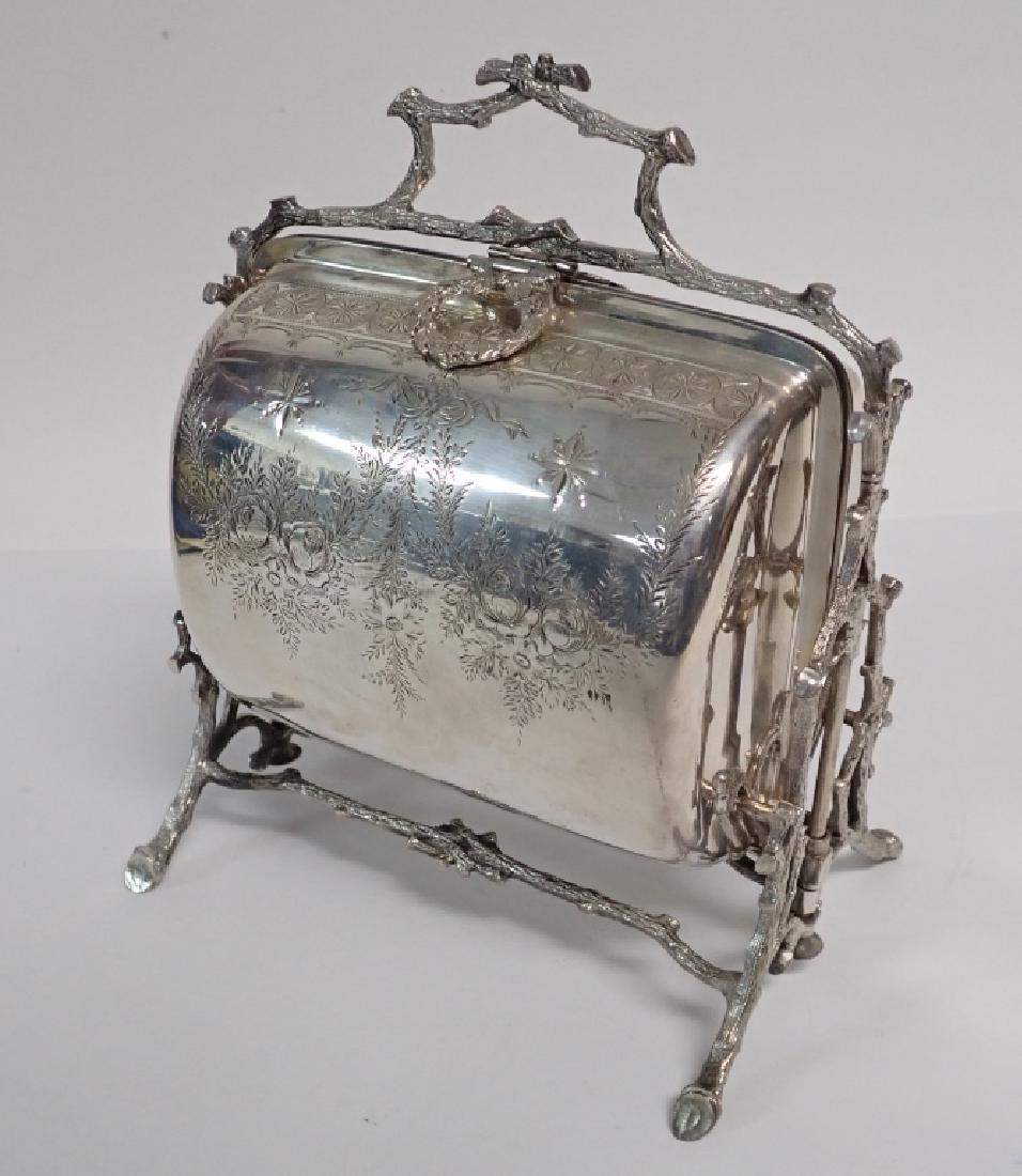 19th Century Silver Plate English Biscuit Warmer (1 of 10)