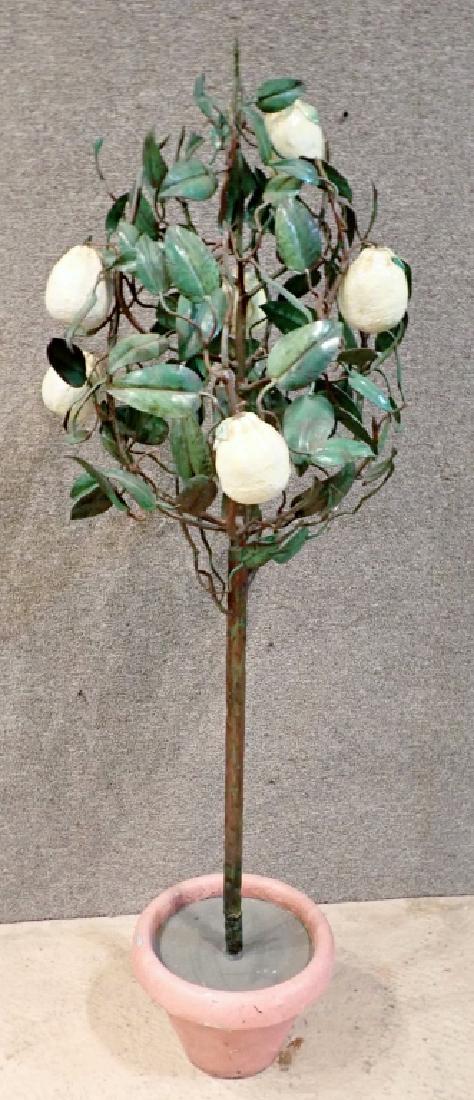 Antique Tole Lemon Tree (1 of 10)