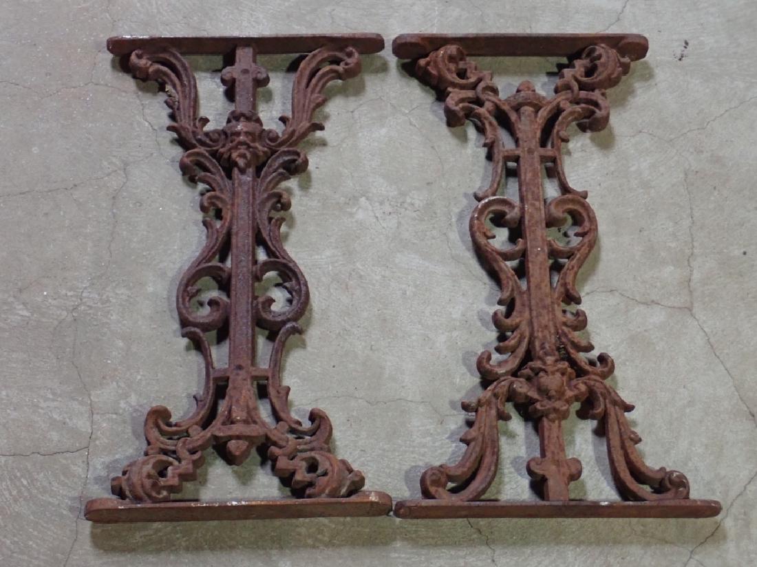 Pair of Iron Architectural Elements (1 of 6)