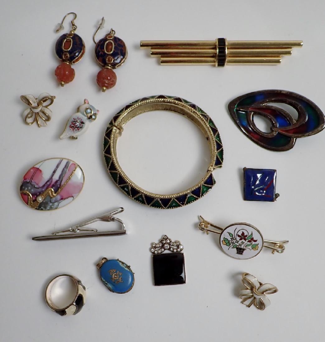 Vintage Enamel Jewelry Collection