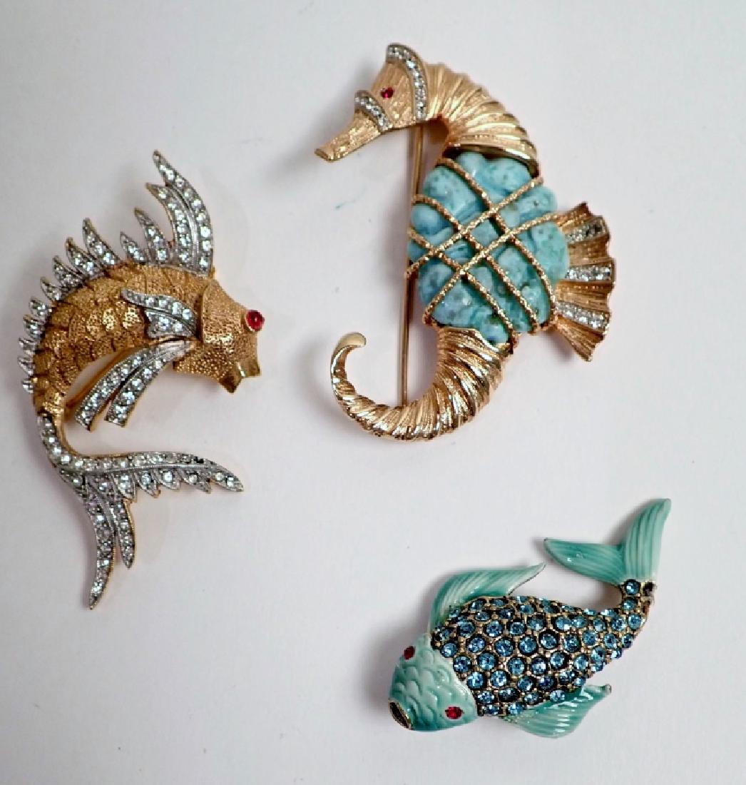 Vintage Kramer Sea Life Designer Fashion Pins (1 of 9)